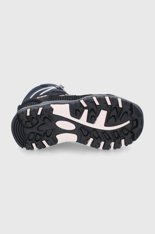 CMP buty zamszowe dziecięce KIDS RIGEL MID TREKKING SHOE WP 3Q12944.54UG granatowy