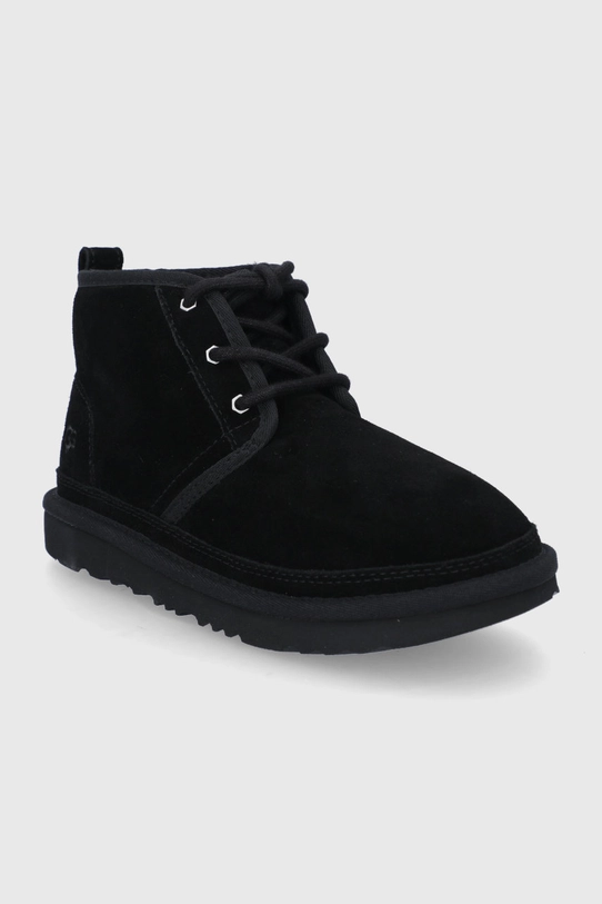 UGG Śniegowce zamszowe dziecięce K NEUMEL II 1017320K.BLK czarny AW21