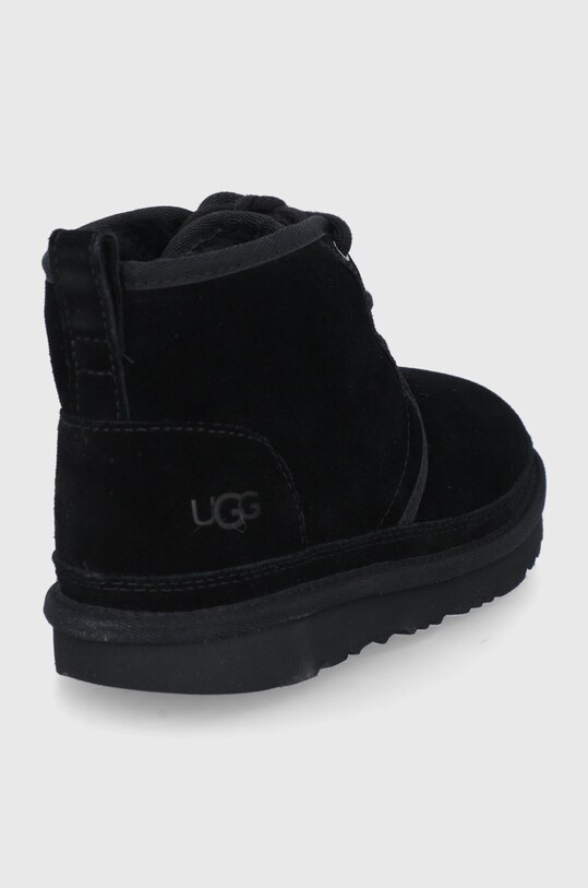 Chłopiec UGG Śniegowce zamszowe dziecięce K NEUMEL II 1017320K.BLK czarny