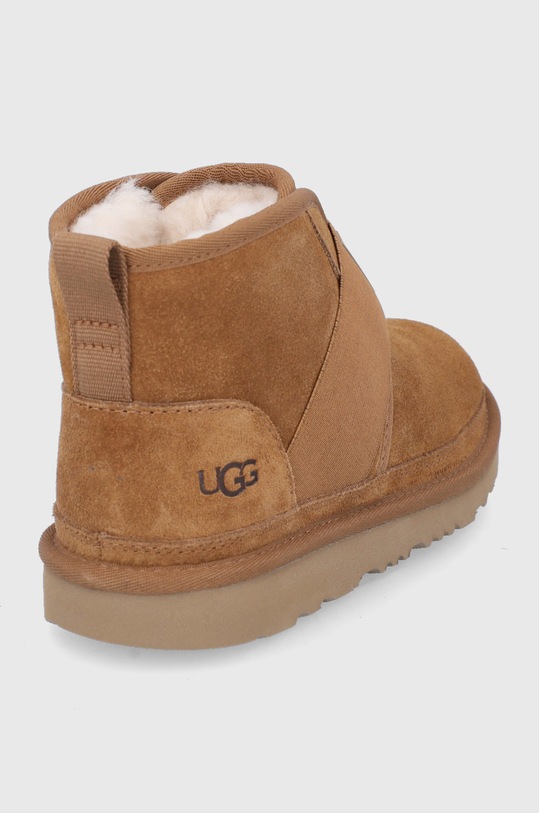 Chłopiec UGG Śniegowce zamszowe dziecięce 1110703K.CHE brązowy