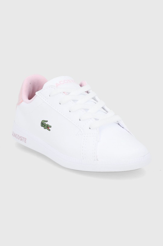 Lacoste Buty dziecięce 41SUC0006.1Y9 41SUC0006.1Y9 biały AW21