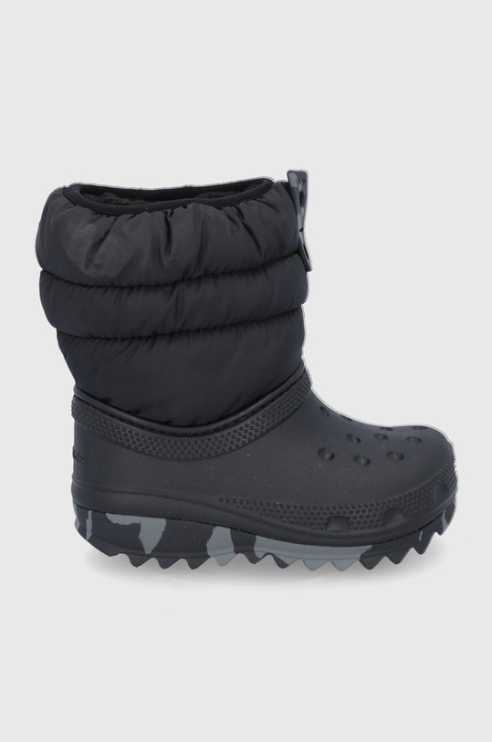 Crocs Śniegowce dziecięce syntetyczny czarny O.PUFF.BOOT.KIDS.207275