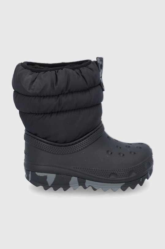 Crocs Śniegowce dziecięce syntetyczny czarny O.PUFF.BOOT.KIDS.207275