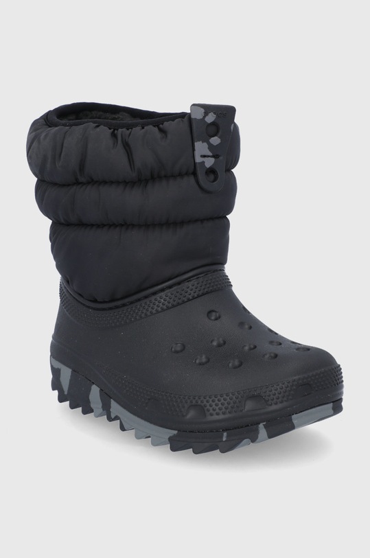 Crocs Śniegowce dziecięce O.PUFF.BOOT.KIDS.207275 czarny AW21