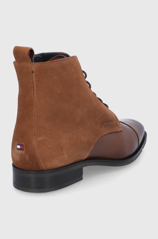 Obuwie Tommy Hilfiger Trzewiki skórzane FM0FM03769 brązowy