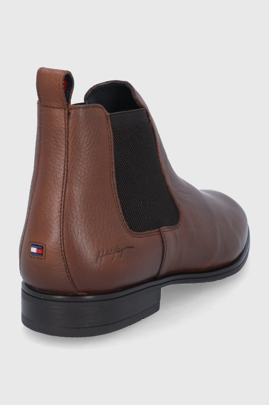 Obuwie Tommy Hilfiger Sztyblety skórzane FM0FM03767 FM0FM03767 brązowy