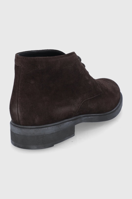 Obuwie BOSS Buty zamszowe 50439907.202 50439907.202 brązowy