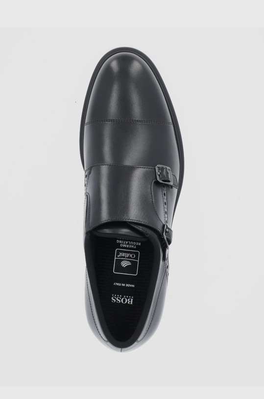 BOSS Półbuty skórzane 50460265.001 czarny 50460265.001