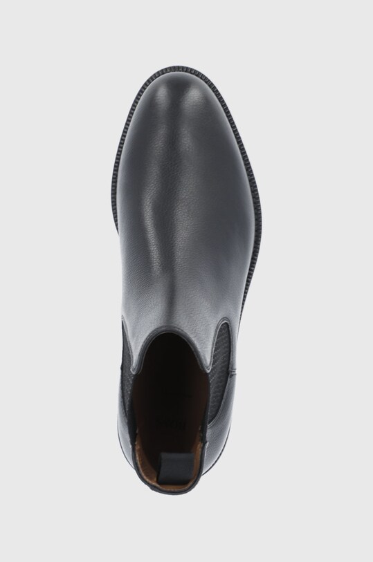Boss ghete chelsea de piele Edenlug negru 50460583.001