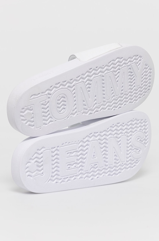 Obuwie Tommy Jeans Klapki EM0EM00729YBR EM0EM00729YBR biały