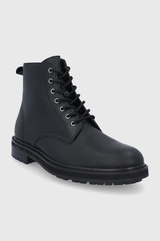 Kožené topánky Aldo BARINGO.001 čierna AW21