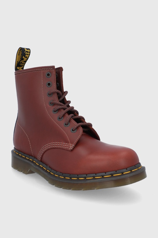 Dr. Martens buty skórzane 1460 26906201 bordowy AW21