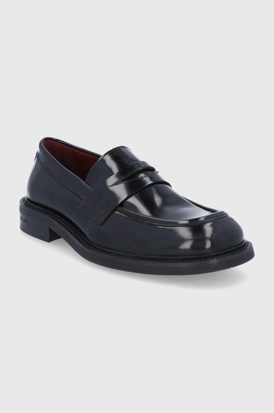 Kožené mokasíny Gant Irwyn 23671188.G00 černá AW21