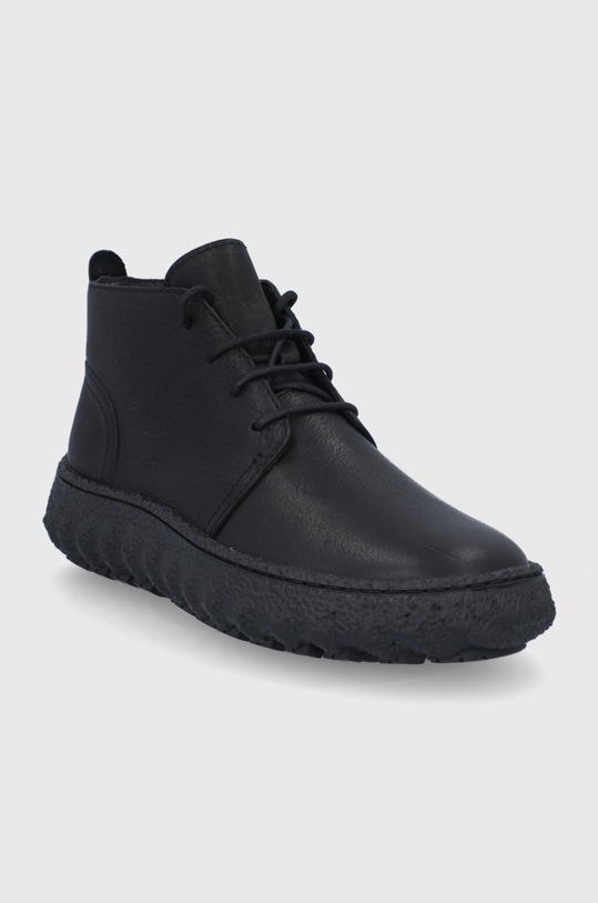 Camper buty skórzane Ground K300330.001 czarny AW23