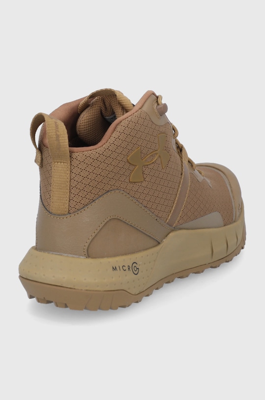 Boty Kotníkové boty Under Armour UA Micro G Valsetz Mid 3023741 béžová