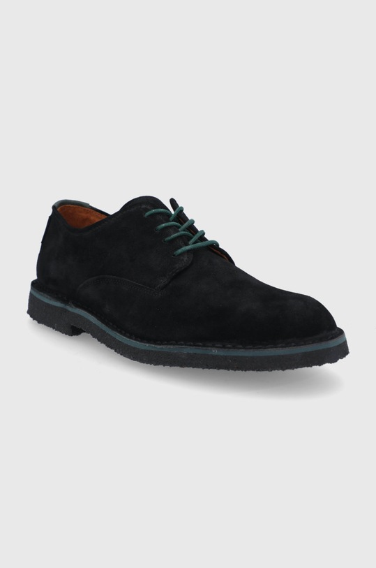 Semišové polobotky PS Paul Smith M2S.RIV03.GSUE černá AW21