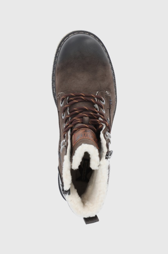 Členkové topánky Mustang hnedá 4145603.306