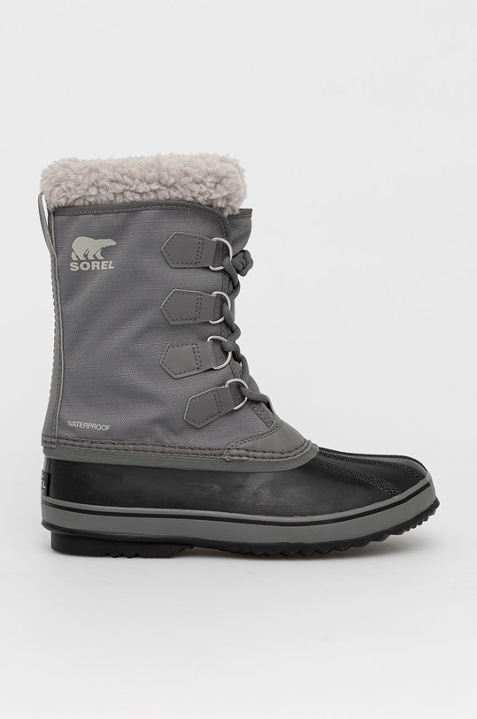 Sorel śniegowce PAC NYLON tekstylny szary 1855191.Quarry.Dov