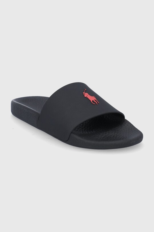 Шльопанці Polo Ralph Lauren Polo Slide 809852071004.001 чорний SS22