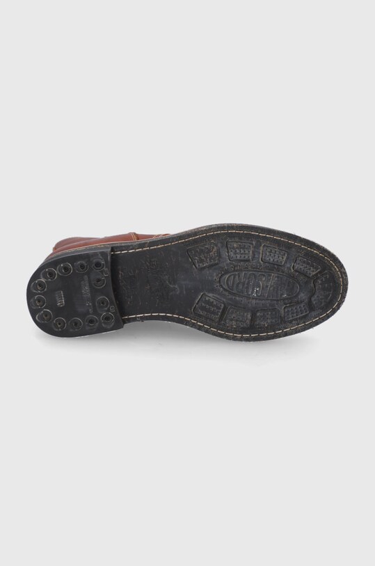 Δερμάτινα παπούτσια Polo Ralph Lauren RL ARMY 812845754002.200 καφέ