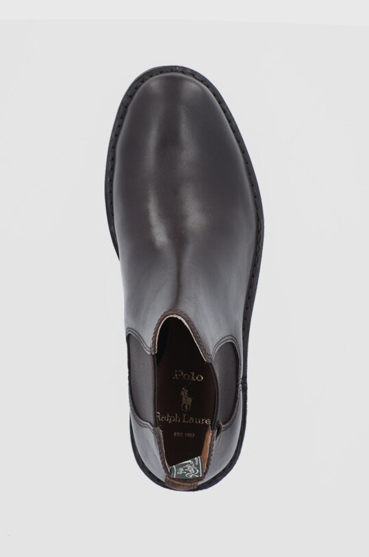 Polo Ralph Lauren Sztyblety skórzane Talan Chelsea brązowy 803754411003.200