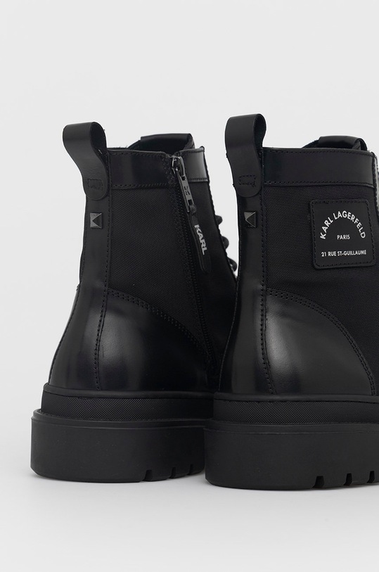 Obuwie Karl Lagerfeld Buty OUTLAND KL11250.Black.Lthr czarny