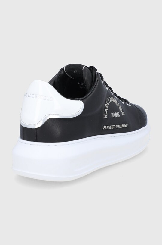 Încălțăminte Karl Lagerfeld Ghete de piele KL52539.000 negru