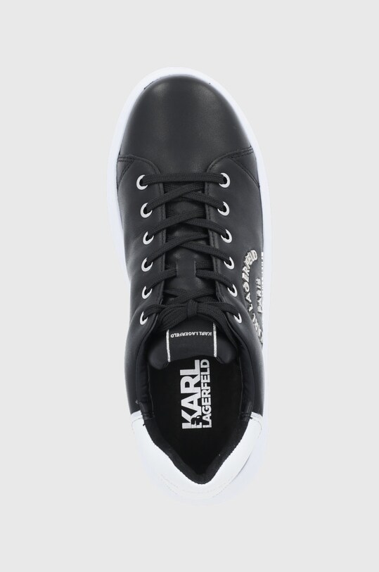 Karl Lagerfeld Buty skórzane KAPRI MENS czarny KL52539.000