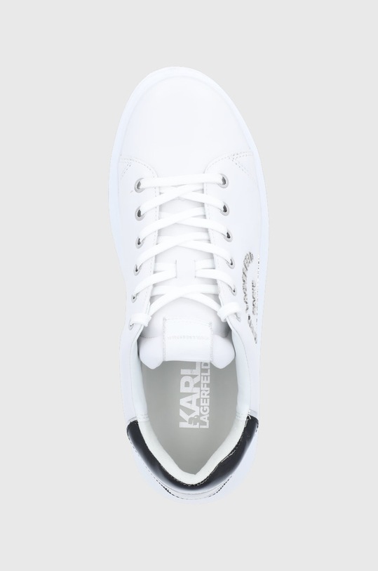Karl Lagerfeld Ghete de piele alb KL52539.011