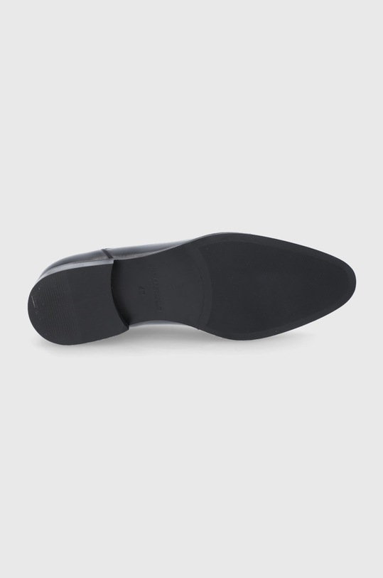 Kožené polobotky Karl Lagerfeld KL12270.Black.Lthr černá
