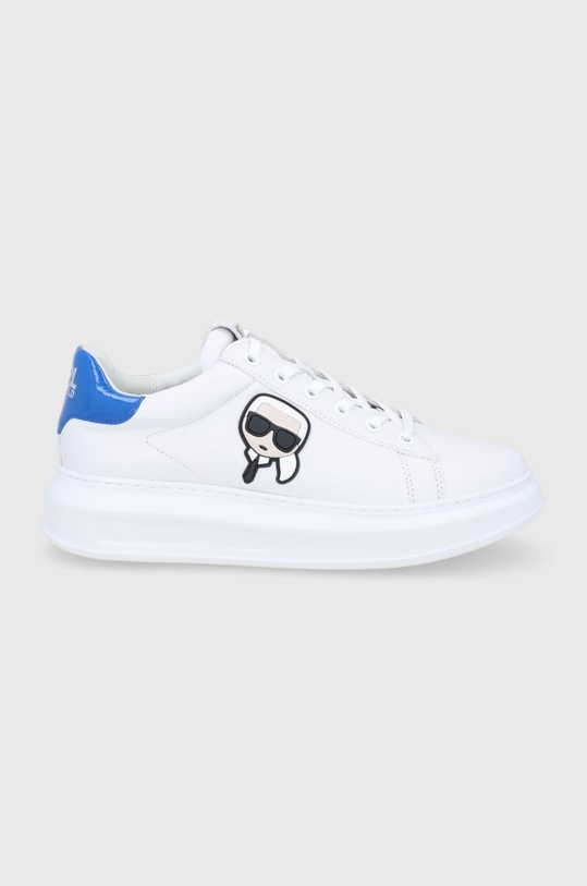 Karl Lagerfeld Buty skórzane KL52530.White.Lthr biały KL52530.White.Lthr
