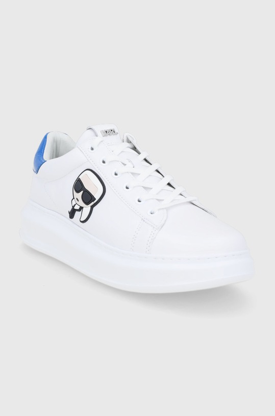 Karl Lagerfeld Buty skórzane KL52530.White.Lthr KL52530.White.Lthr biały AW21