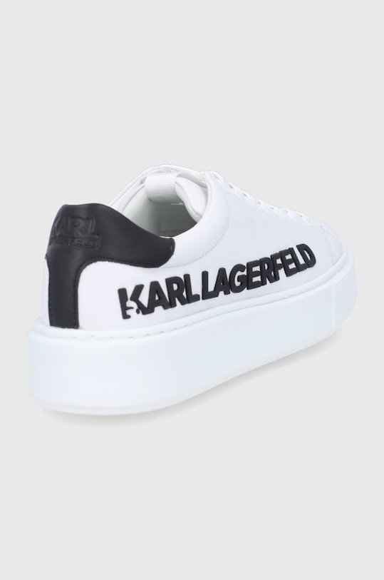 Obuwie Karl Lagerfeld Buty skórzane MAXI KUP KL52225.010 biały