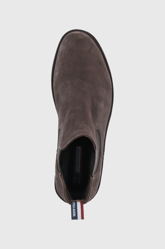 U.S. Polo Assn. Sztyblety skórzane brązowy MUST001M.AS1.DBR