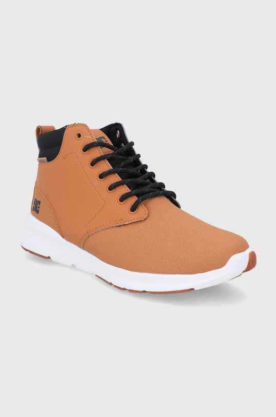 Kožená obuv Dc ADYS700216 hnedá AW23