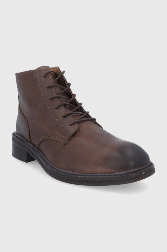 Superdry bőr bakancs MF210062A.6JC barna AW21