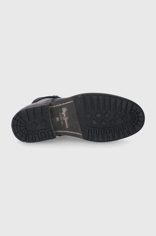 Pepe Jeans Buty skórzane PMS50207 czarny