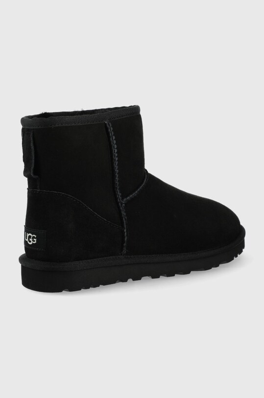 UGG cizme de zăpadă din piele întoarsă Classic Mini 1002072.BLK negru AA00