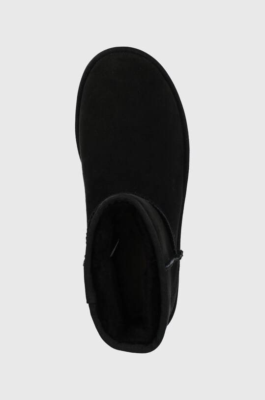 UGG cizme de zăpadă din piele întoarsă Classic Mini negru 1002072.BLK