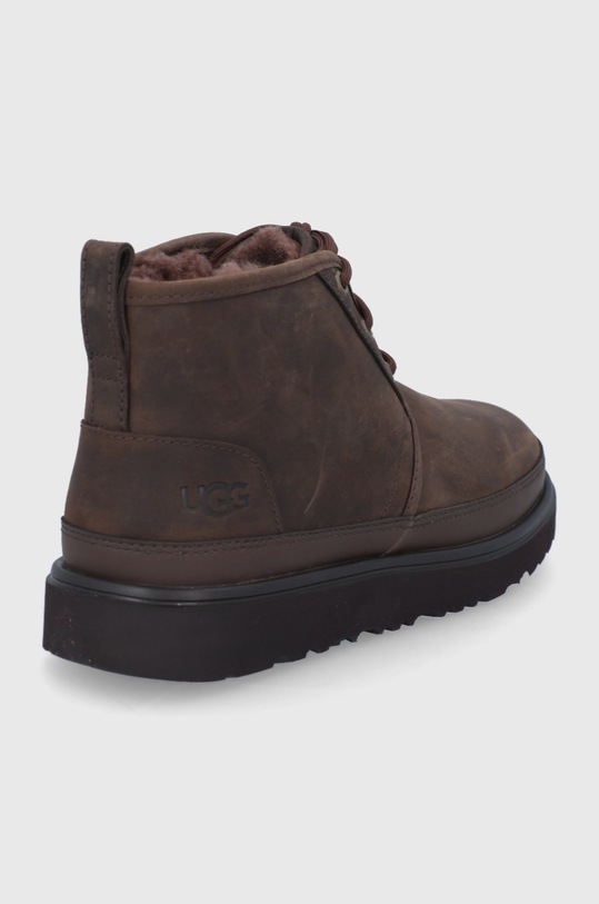 Obuwie UGG buty skórzane Neumel 1120851.GRZ brązowy