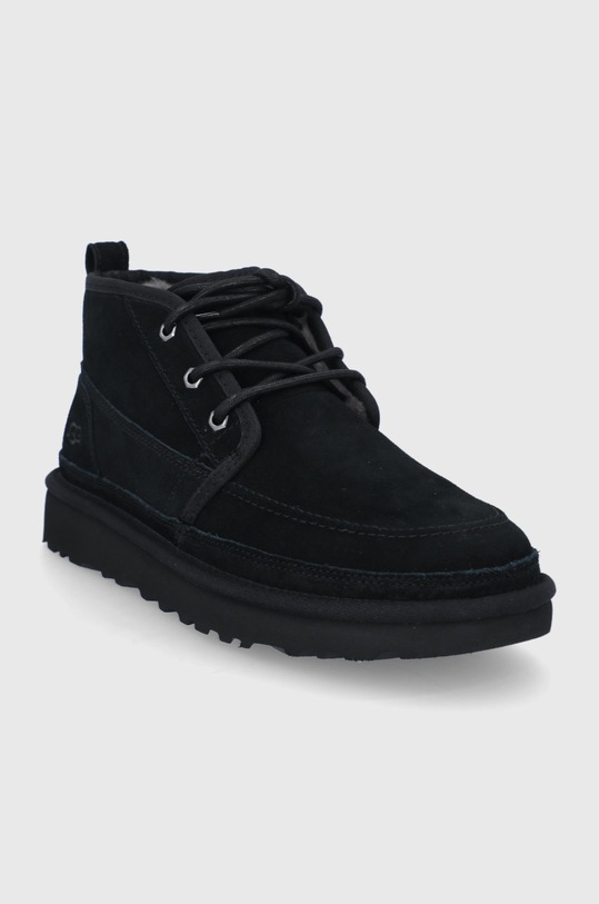 Semišové boty UGG Neumel Moc 1121645.BLK černá AW21