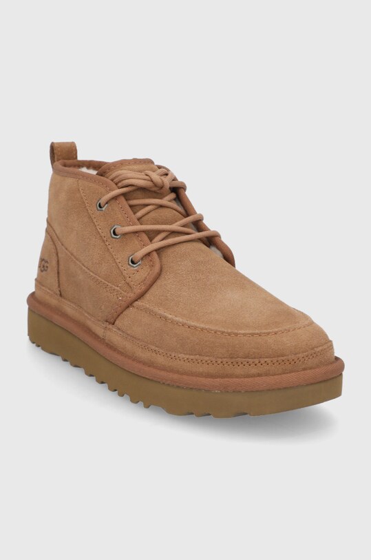 Semišové boty UGG Neumel Moc 1121645.CHE hnědá AW21