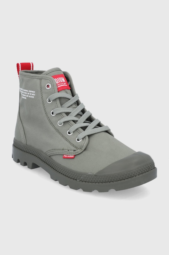 Πάνινα παπούτσια Palladium 76258.325.M πράσινο SS22