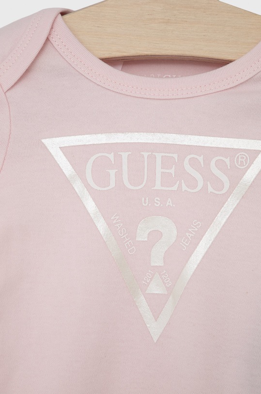 Chłopiec Guess Body niemowlęce H02W01.KA6W0 różowy
