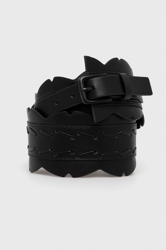 Only Pasek imitacja skóry licowej czarny 15236796