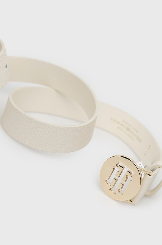Tommy Hilfiger Pasek skórzany AW0AW10585.4890 beżowy AW21