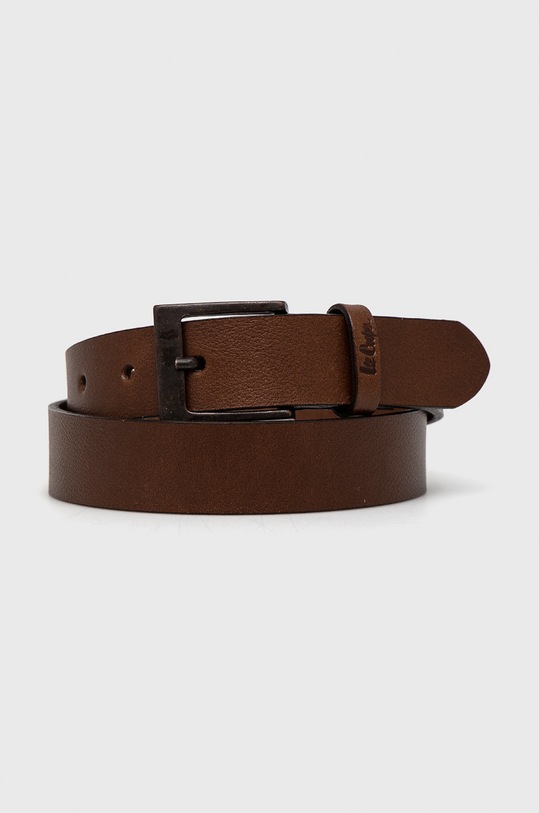 Lee Cooper Pasek skórzany brązowy LCJ110.BROWN