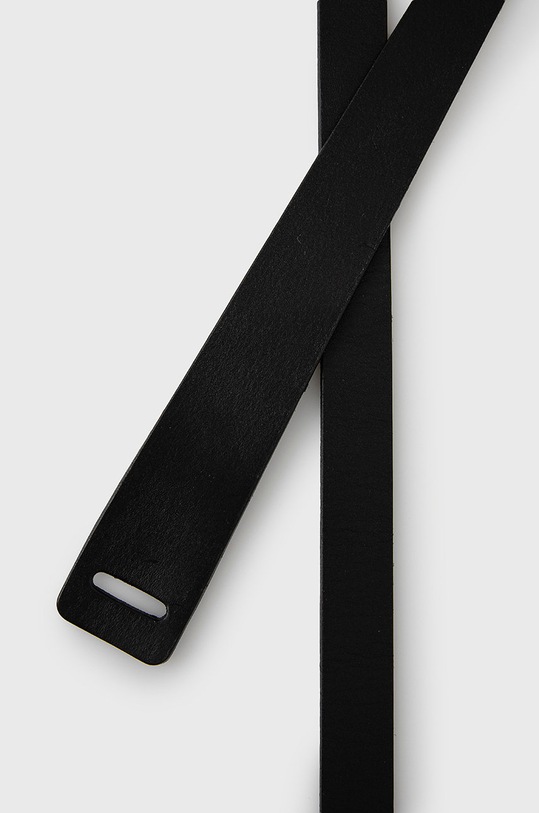 Marc O'Polo Pasek skórzany 10717739510101 czarny AW21