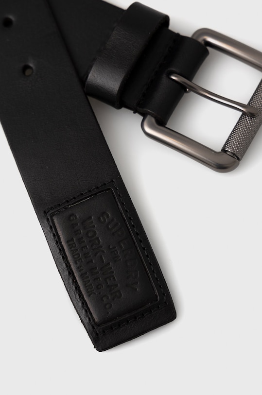 Superdry bőr öv M9210091A.02A fekete AW21