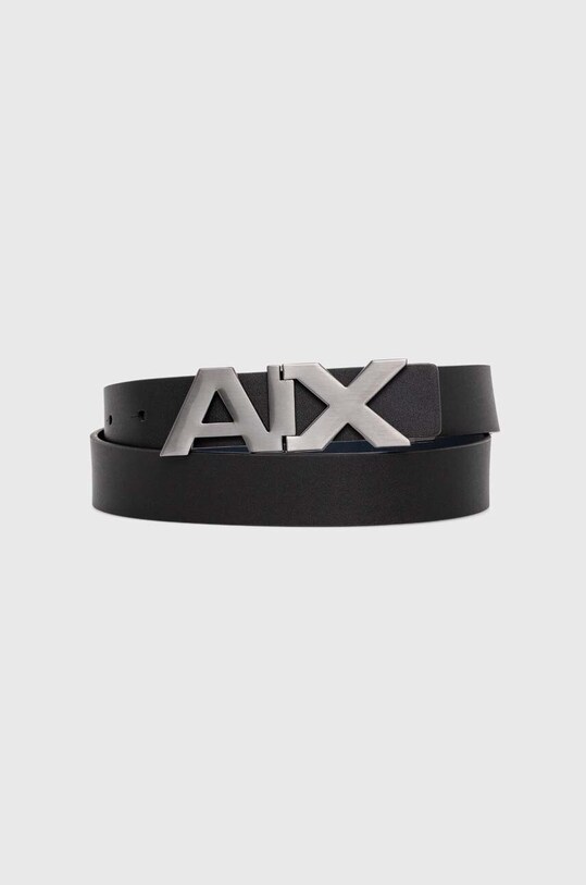 Kožený pásek Armani Exchange černá 951058.CC505.NOS